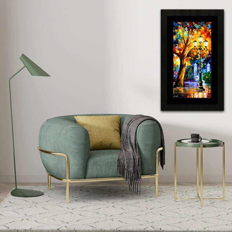 Golden Hour Tree Wall Frame – Sunset Inspired Landscape Art