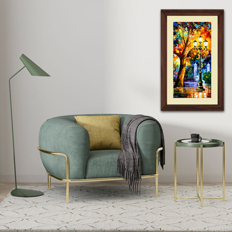 Golden Hour Tree Wall Frame – Sunset Inspired Landscape Art