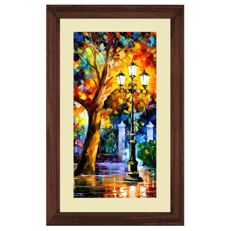 Golden Hour Tree Wall Frame – Sunset Inspired Landscape Art