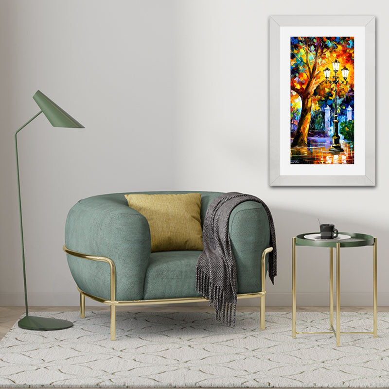 Golden Hour Tree Wall Frame – Sunset Inspired Landscape Art