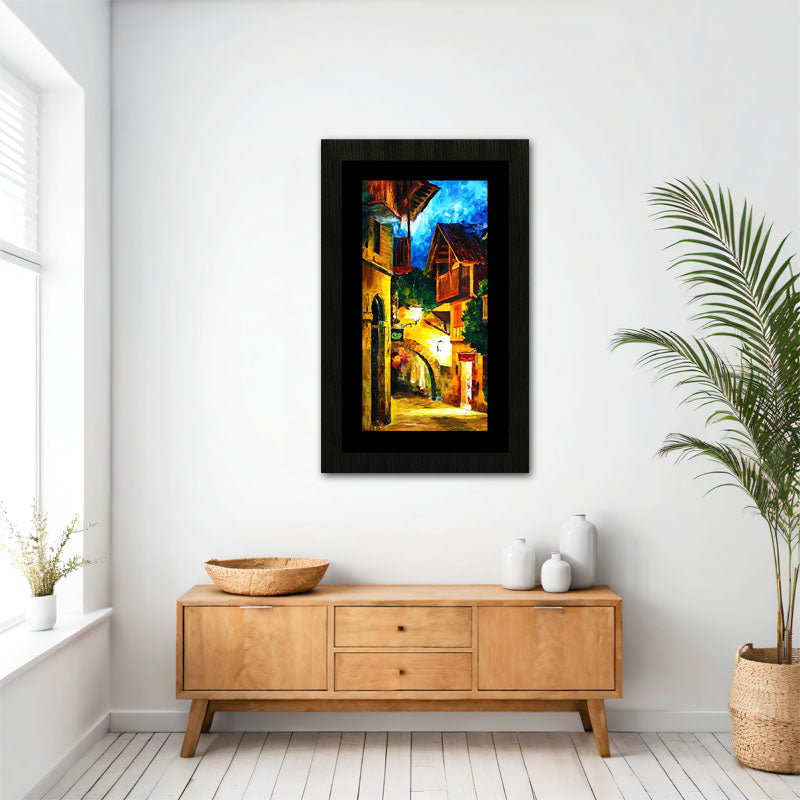 European Alley Wall Frame – Warm Rustic Architecture