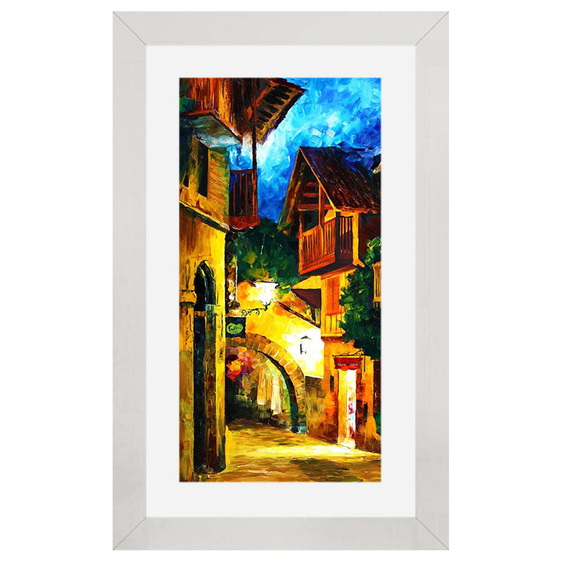 European Alley Wall Frame – Warm Rustic Architecture