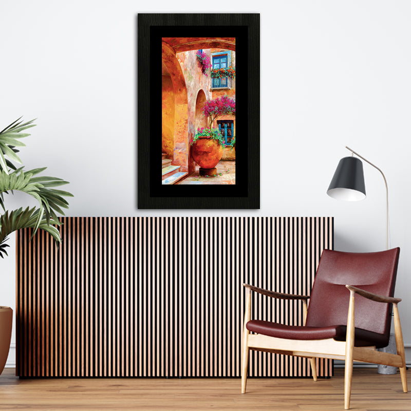 Cultural Harmony Wall Frame – Traditional Folk Art Portrait