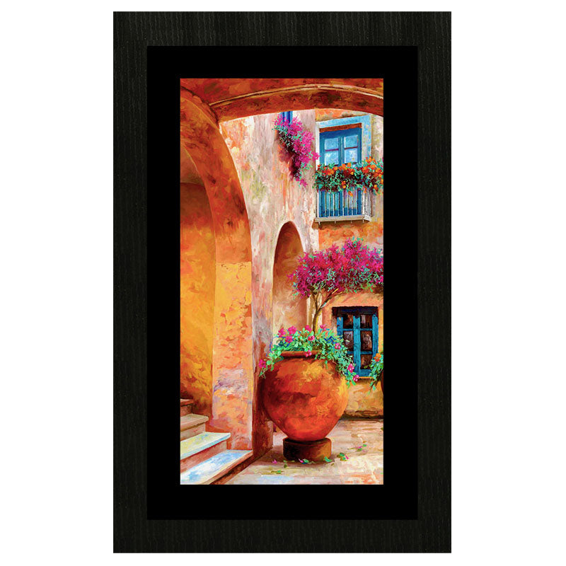 Cultural Harmony Wall Frame – Traditional Folk Art Portrait