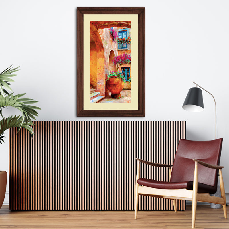 Cultural Harmony Wall Frame – Traditional Folk Art Portrait
