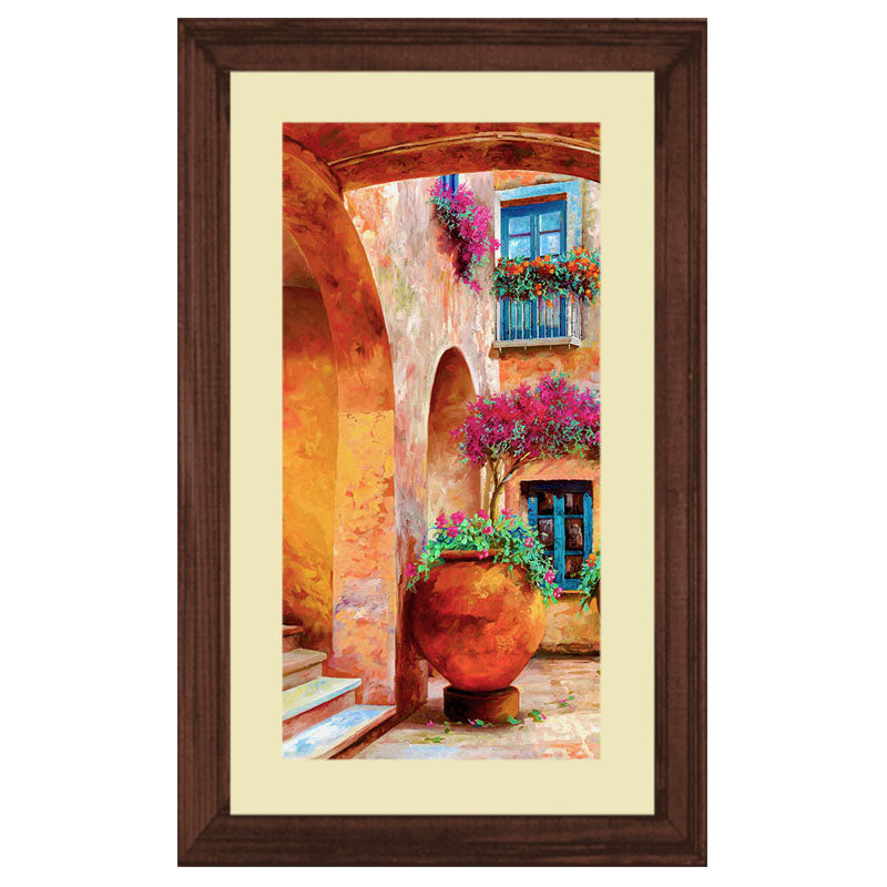Cultural Harmony Wall Frame – Traditional Folk Art Portrait