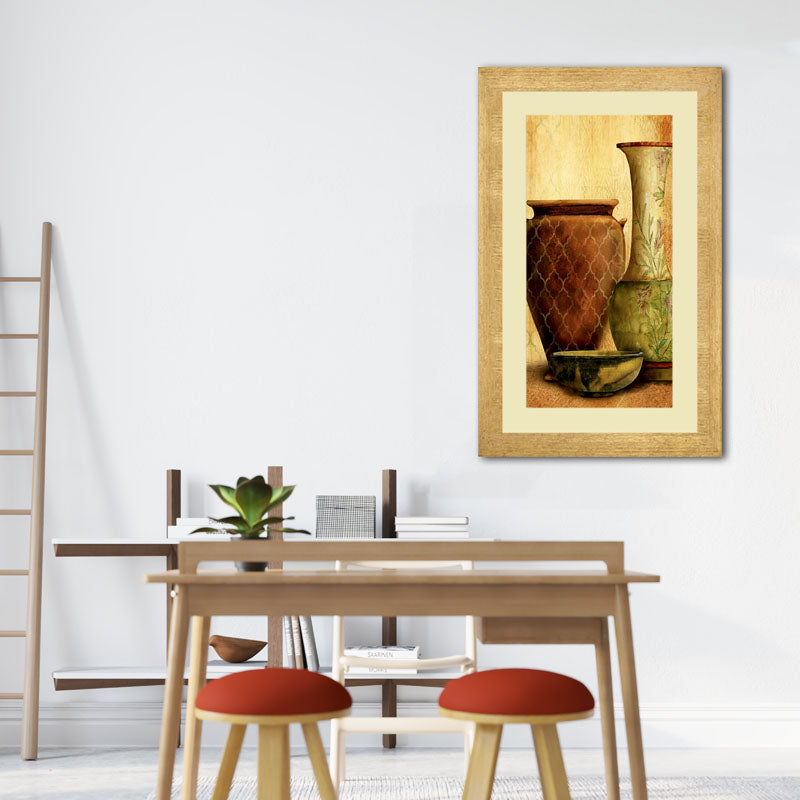 Earthen Charm Wall Frame – Traditional Pottery Art