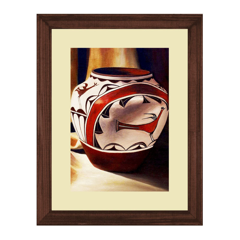 Set of 3 Cultural Ceramic Vases Wall Frame Set – Traditional Pottery Art