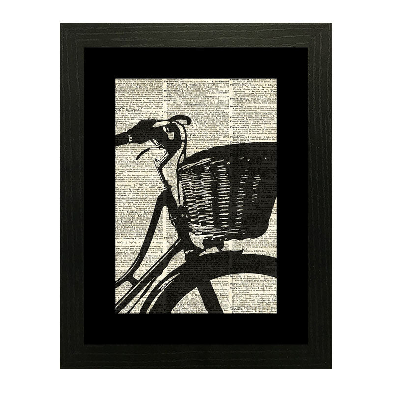 3 Piece Vintage Music Wall Frame Set – Gramophone, Bicycle & Horse Cart