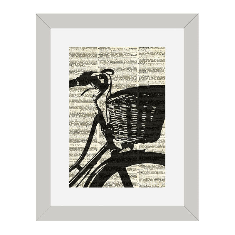 3 Piece Vintage Music Wall Frame Set – Gramophone, Bicycle & Horse Cart