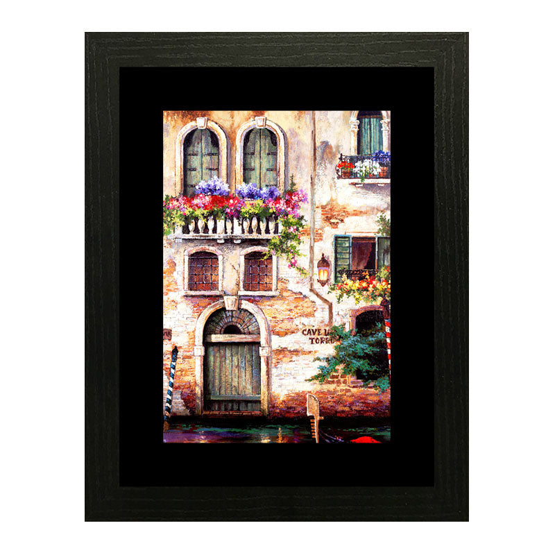 Set of 3 Venice Canals Wall Frame Set – Italian Streets and Waterways