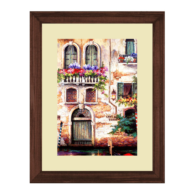 Set of 3 Venice Canals Wall Frame Set – Italian Streets and Waterways