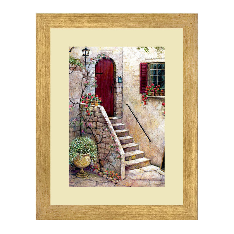 Set of 3 Rustic Streets Wall Frame Set – European Alleyways
