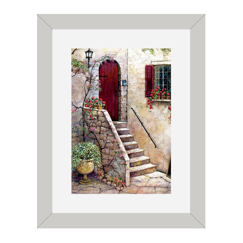 Set of 3 Rustic Streets Wall Frame Set – European Alleyways