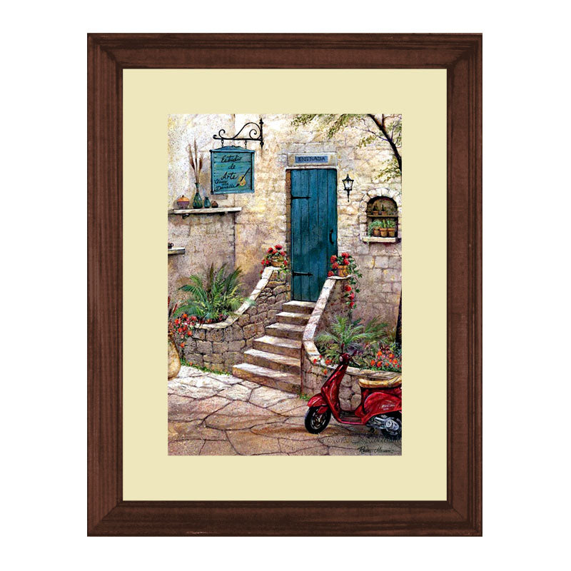 Set of 3 Rustic Streets Wall Frame Set – European Alleyways