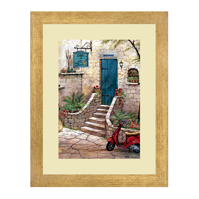 Set of 3 Rustic Streets Wall Frame Set – European Alleyways