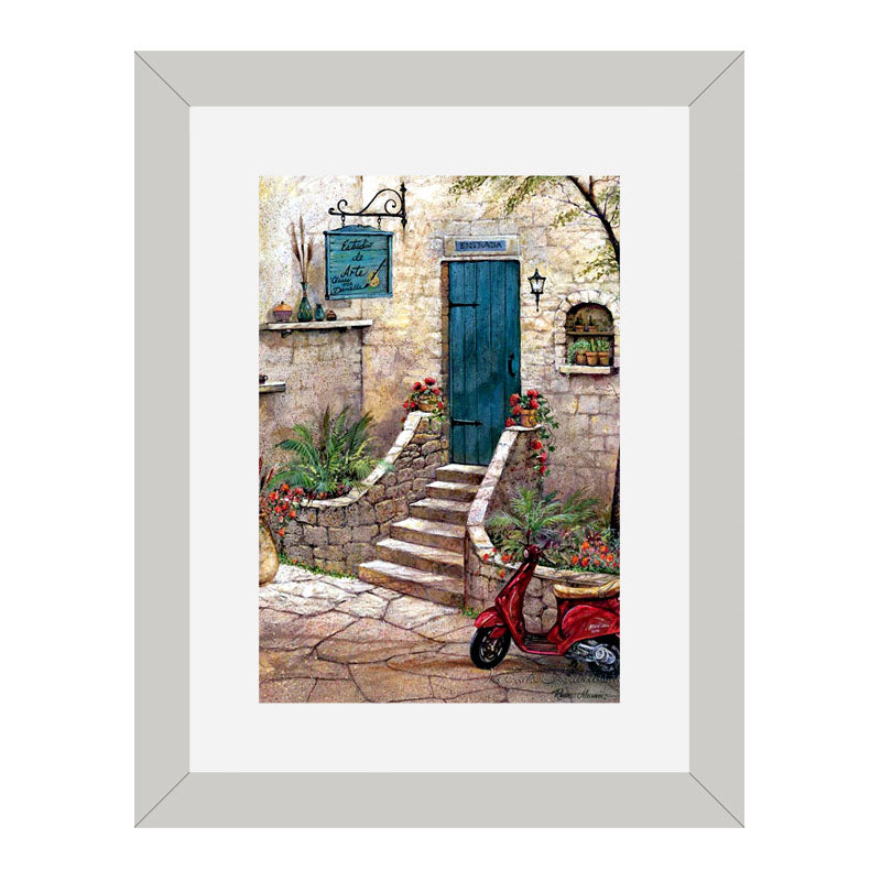 Set of 3 Rustic Streets Wall Frame Set – European Alleyways