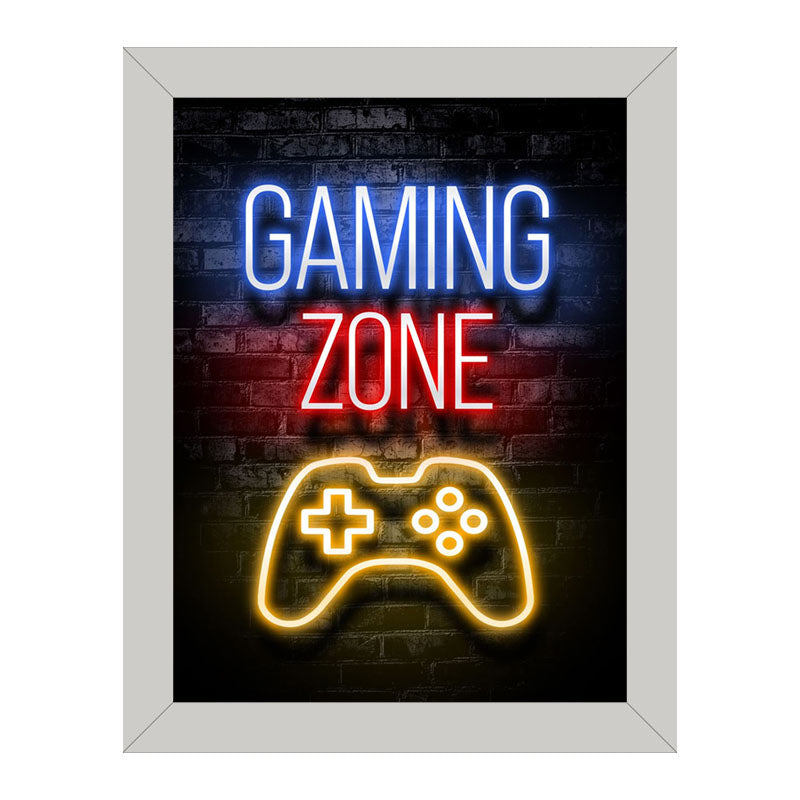 "Gaming Zone" Gamer Decor Quote Frame