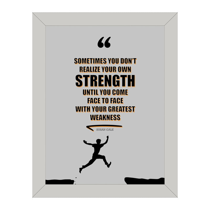 “Realize Your Strength” Motivational Growth Quote