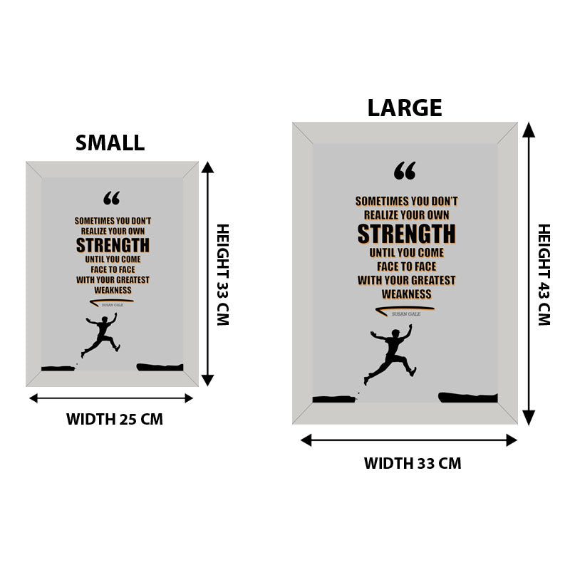 “Realize Your Strength” Motivational Growth Quote