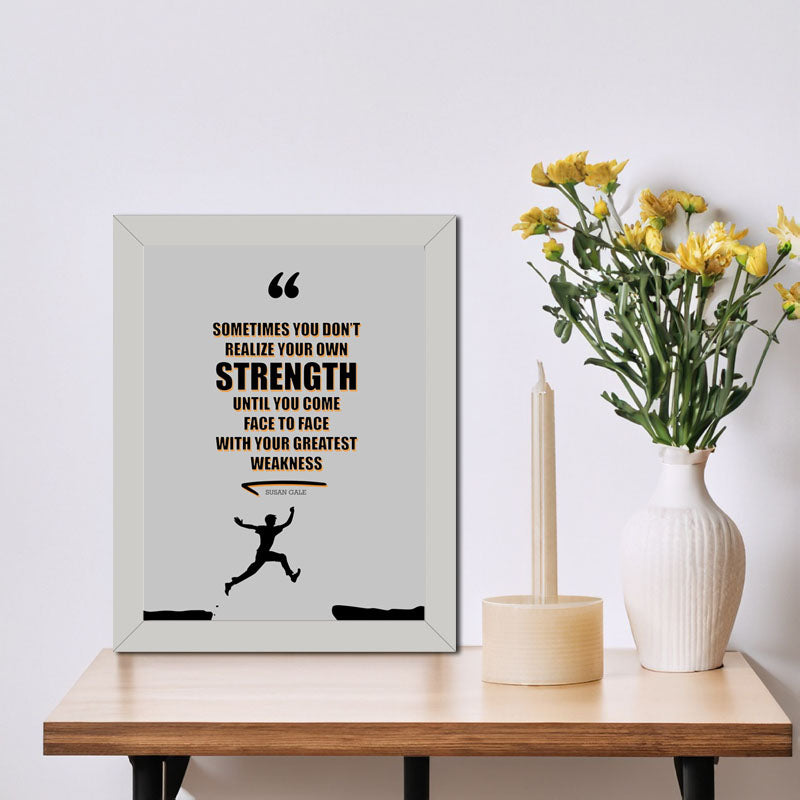 “Realize Your Strength” Motivational Growth Quote